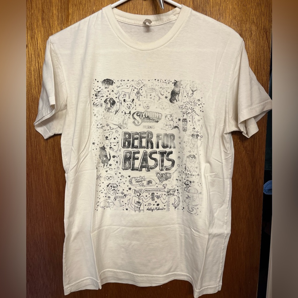 Next Level Sixpoint Brewery Beer for Beasts fundraiser T-shirt